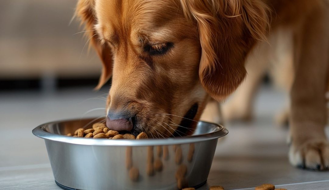 A dog showing skin allergy symptoms on its paw illustrating the need for hypoallergenic dog food