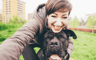 Authentic Woman and Her Dog: A Dog Does Not Bark at Your Wrinkles, but at Your Lies